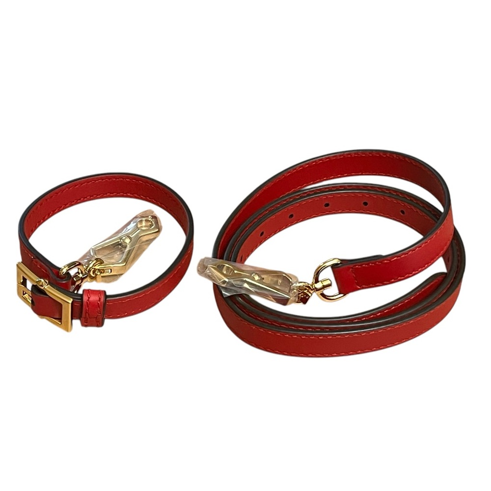 Gucci Red Leather Shoulder Bag Strap $450.00 - Picture 3 of 9
